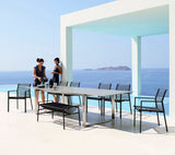 Edge dining table w/120 cm extensions