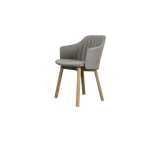 Choice chair with teak legs