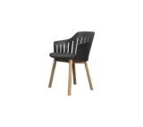Choice chair with teak legs