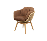 Stay chair w/teak swivel