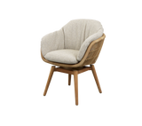 Stay chair w/teak swivel