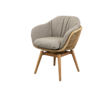 Stay chair w/teak swivel