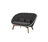 Peacock 2-seater sofa