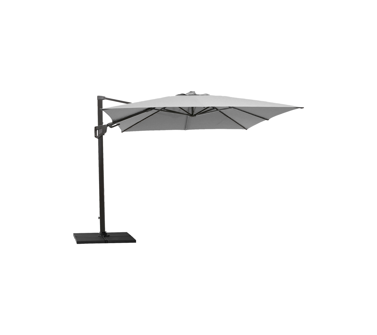Hyde luxe tilt parasol, 3x3 m