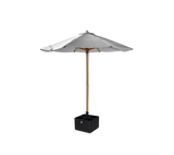 Classic parasol w/pulley system, dia. 2,4 m