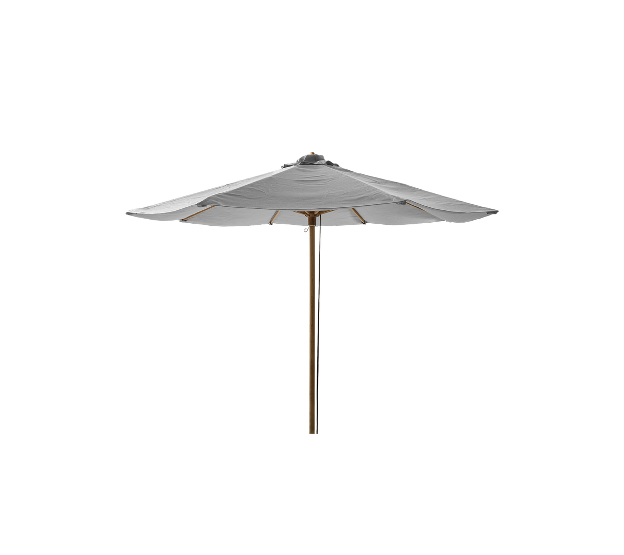 Classic parasol w/pulley system, dia. 3 m