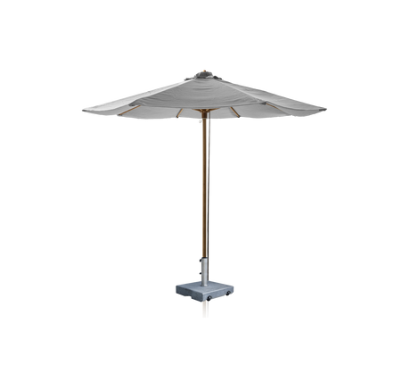 Classic parasol w/pulley system, dia. 3 m
