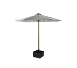 Classic parasol w/pulley system, dia. 3 m