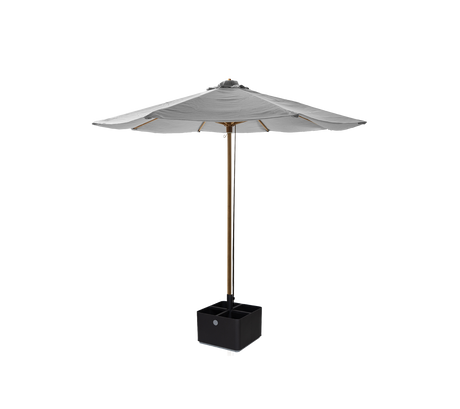 Classic parasol w/pulley system, dia. 3 m