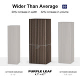 PURPLE LEAF Outdoor Metal Carport Gazebo Bronze Steel Roof Aluminum Frame Shelter for Parking
