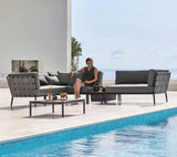 Conic modular corner sofa