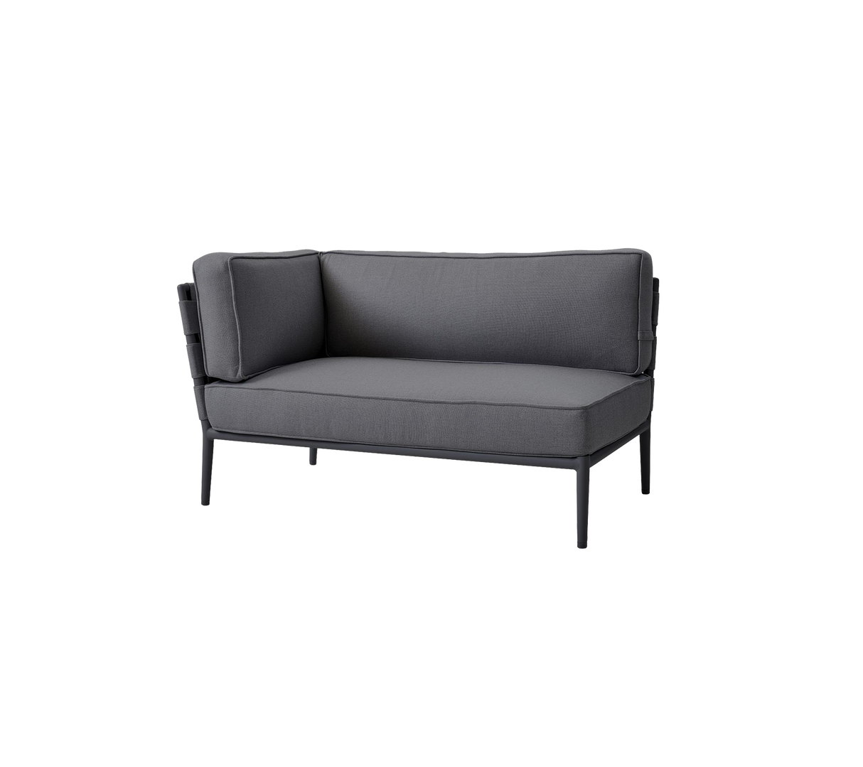 Conic 2-seater sofa, right module