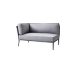 Conic 2-seater sofa, right module