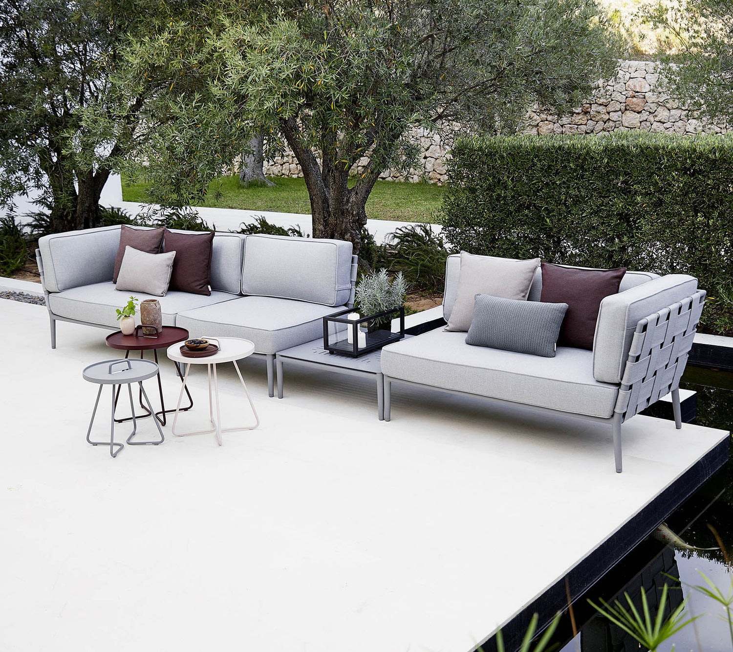 Conic 2-seater sofa, left module