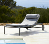 Conic sunbed w/gasspring