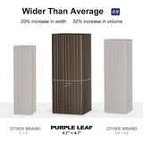 PURPLE LEAF Outdoor Metal Carport Gazebo Bronze Steel Roof Aluminum Frame Shelter for Parking