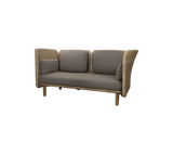 Arch 2-seater sofa w/low arm/backrest