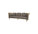 Arch 3-seater sofa w/low arm/backrest