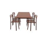 Bliss dining table rect. incl. 4 Bliss chairs