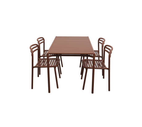 Bliss dining table rect. incl. 4 Bliss chairs