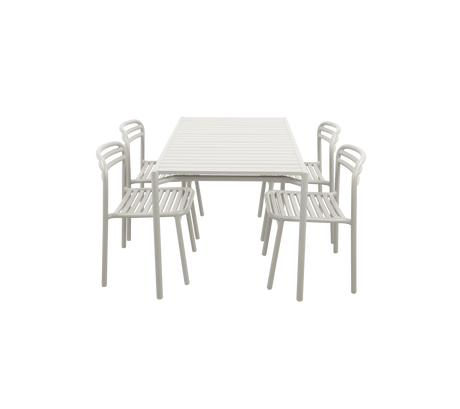 Bliss dining table rect. incl. 4 Bliss chairs