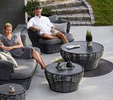 Basket coffee table, medium