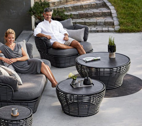 Basket coffee table, medium