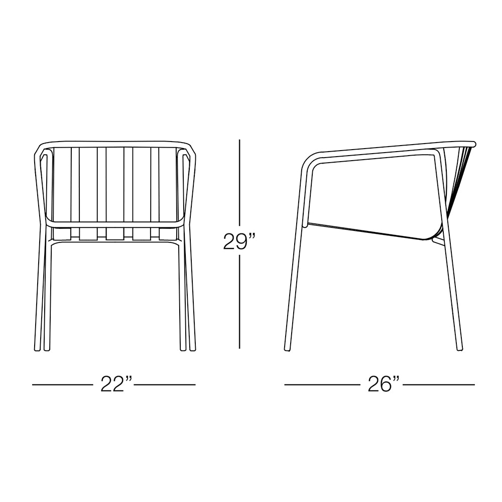 Cabo Dining Chair w/Arms