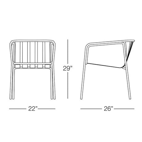 Cabo Dining Chair w/Arms