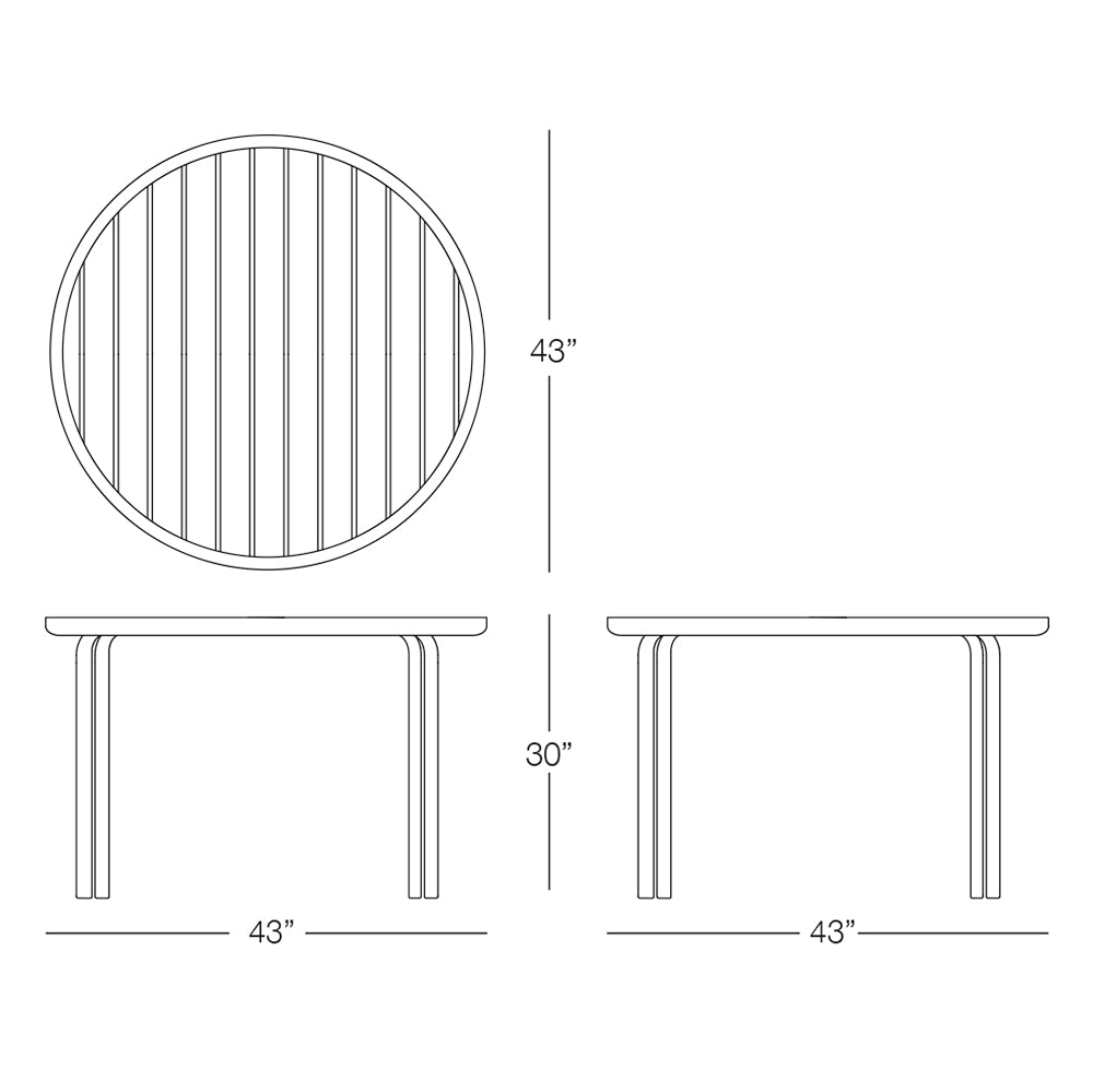 Cabo Round Dining Table