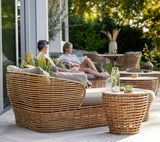 Basket coffee table, small