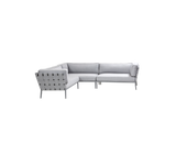 Conic modular corner sofa