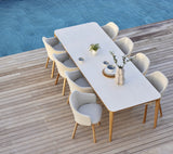 Choice chair with teak legs
