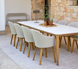 Choice chair with teak legs