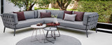 Conic modular corner sofa