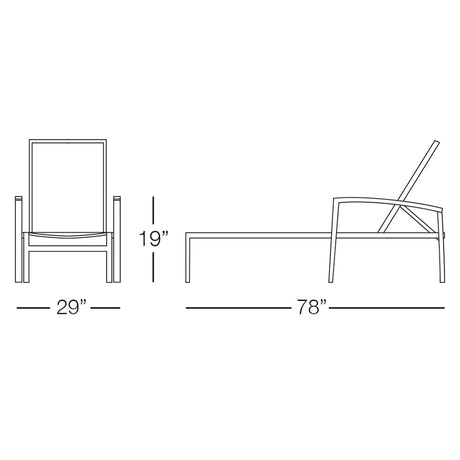Dominica Chaise Lounge