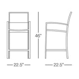 Dominica Barstool with Arms
