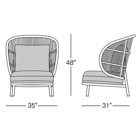 Dream High Back Armchair