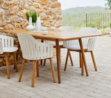 Choice chair with teak legs
