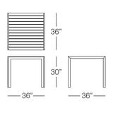 Florence Square Dining Table