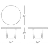 Harbin Round 59" Dining Table
