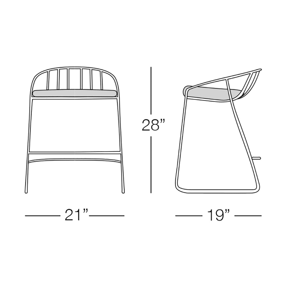 Intercoastal Counter Stool
