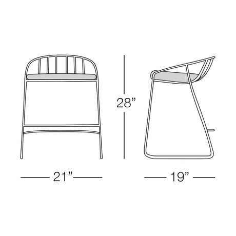 Intercoastal Counter Stool