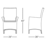 Marbella Dining Chair with Arms