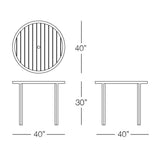 Martinique Round Dining Table