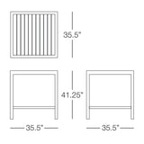 Martinique Square Bar Table