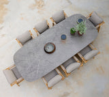 Mellow dining table, oval - large