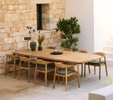 Mellow dining table, oval - large