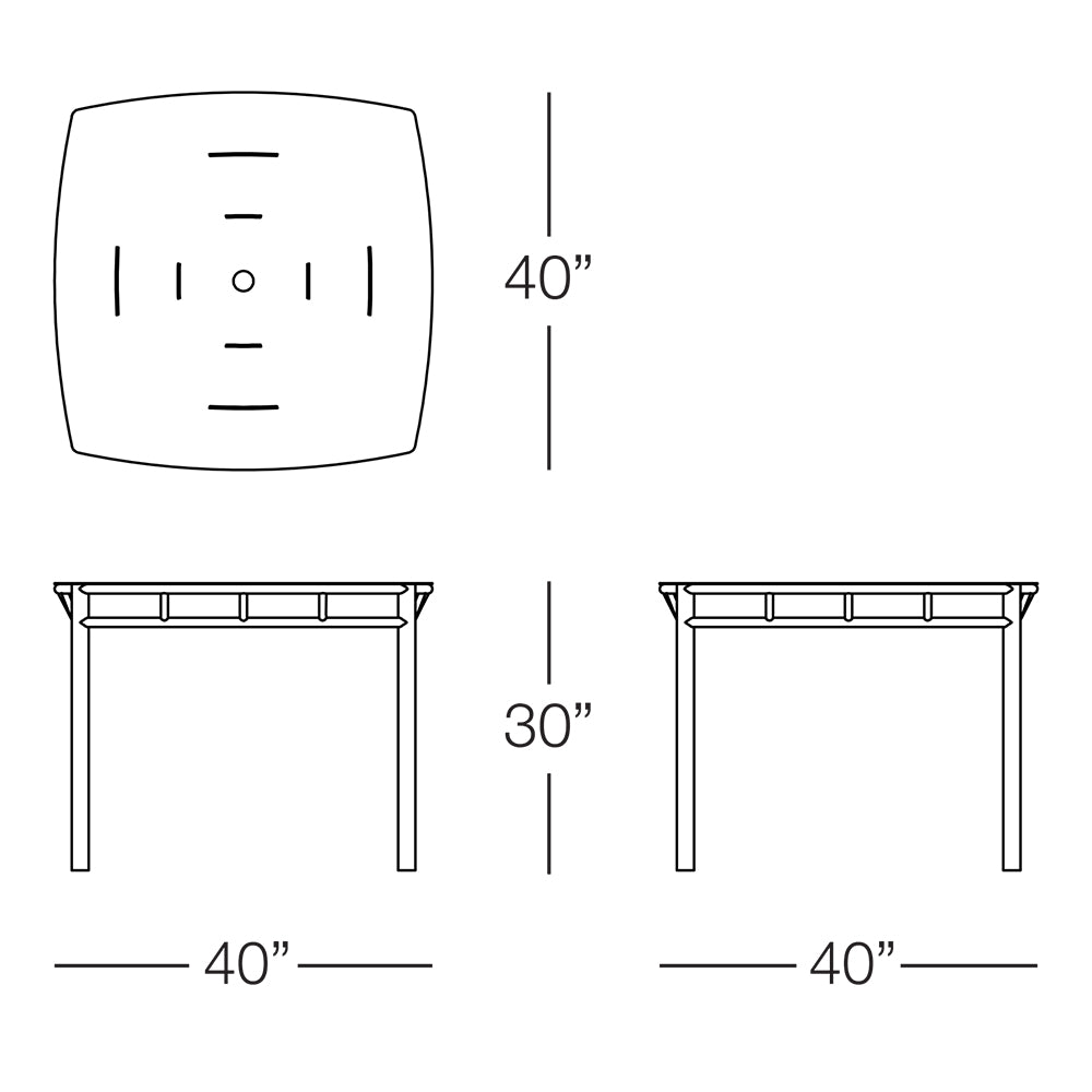 Oslo Square Dining Table
