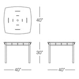 Oslo Square Dining Table